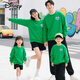 Disney pure cotton sweatshirt parent-child clothing for a family of three plus velvet autumn and winter 2026 foreign style mother-child clothing spring and autumn style-white 165 Dad S