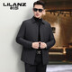 LILANZ Autumn and Winter New Business Down Jacket Men's Lightweight Commuting Warm Lapel White Duck Down Jacket Thick Jacket Black M