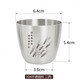 Tuojin stainless steel liquor cup one or two two liang beer half Jin Jin is equal to 0.5 kg outdoor single layer thickened flat bottom metal anti-fall two liang 10 one liang 50ml will enter the wine set of 12