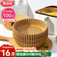 Meliya air fryer special paper 16cm*100 pieces, baking oil-absorbing grease-proof paper, round silicone oil paper plate