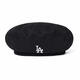 NEW ERA Solid Color Design Cotton Beret Unisex Couple Style Black Default XL L-