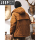 JEEP SPIRIT Jeep New National Standard 85% утиный пух Зимний пуховик с капюшоном Мужская функциональная ветровая рабочая одежда для улицы Мужская коричневая куртка Pie Brown Новый национальный стандарт 85% утиный пух L Подходит для роста 125–145 Джин Джин равен 0,5 кг