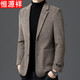 Hengyuanxiang high-end suit men's 2025 autumn and winter new business casual single suit warm woolen suit jacket for men