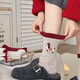 Christmas red socks for women in autumn and winter wool thickened warm bow dachshund socks polka dot New Year socks random style 1 pair one size fits all