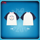 Li Ning children's short-sleeved cultural shirt for girls 2026 new soft, comfortable, skin-friendly, breathable round-neck casual sports top, milky white/dark navy blue-3 120