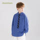 Mucmukn Muke college freshman blue plaid tie design layered shirt for boys and girls 26 spring new style blue plaid 160 cm