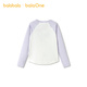 BalaOne girls long-sleeved T-shirt children's 2026 spring new outdoor top quick-drying antibacterial purple tone 00377 165