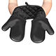 Yonghuan Duanshiwo thickened double-layer double-headed microwave oven anti-scalding gloves heat-insulated and high-temperature baking oven air fryer steaming black double-headed gloves