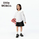 Little MO&Co. Jiajia's same little moco children's wear 26 spring new style girls floral cotton doll collar long-sleeved shirt white 140 140/68
