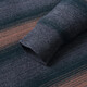 Bosssunwen 100% sheep wool new spring style skin-friendly breathable contrast jacquard men's long-sleeved round neck cardigan gray striped M
