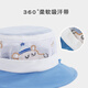 Nido Bear children's hat summer breathable mesh sun hat baby hat sun protection fisherman hat basin hat MSQ224 red head circumference 48 (suitable for 1-2 years old)
