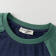 DAVE&BELLA boys' color-blocked T-shirt children's antibacterial cool bottoming shirt spring middle and older children's top