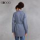 G2000 delivery belt/soft brushed/shopping mall new style women's FW25 pure cotton long-sleeved casual shirt pure cotton-dark navy M