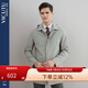 VICUTU Shopping Mall Same Style Men's Windbreaker Mid-Length Spring and Autumn Style Hooded Casual Versatile Jacket Brown M