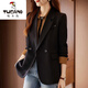 Woodpecker (TUCANO) blazer women's autumn and winter 2025 new casual temperament goddess style fashionable design suit brown L 120Jin Jin is equal to within 0.5 kg