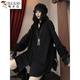 Woodpecker Plush Korean Medium Length Plus Size Design Niche White Shirt Women's Autumn and Winter Bf Belly Cover Casual Western Shirt Black Plush Shirt XS Recommended 40-60Jin Jin equals 0.5kg
