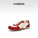 Millies Genuine Leather Soft Sole Virtue Shoes Women's Fashion Zodiac Year Red Casual Sports Shoes Versatile White Shoes Beige 34