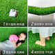 Simulated lawn carpet, artificial fake lawn, plastic green balcony, outdoor kindergarten bedding, courtyard artificial turf, 2.0 cm encrypted light luxury M grass, 2 meters wide, 14 meters long, artificial cutting