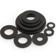 Xu ordered black nylon gasket, plastic flat gasket, flat washer, insulating flat gasket, high temperature resistant plastic gasket M2-M M2*5*1.0 (200 pieces)