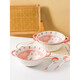 Tuojin cute ceramic double-eared soup bowl, large snail noodle bowl, large bowl, children's instant noodle bowl, personal rice bowl and dish set, exquisite gift box for 6 people, 27-piece set