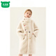 Mumuwu foreign style children's fur coat 2026 autumn and winter new style girls imitation mink fur little girl fur coat mid-length pink 100 height 91-100