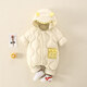 Disney baby down jacket winter male and female baby winter jumpsuit newborn outing white duck down children's lightweight crawler suit off-white 66cm