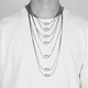 Sa Ya necklace men's fashion accessories punk hip-hop hanging chain boys clavicle chain gift boyfriend lettering men's pendant silver pendant