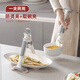 ROP Japanese two-in-one anti-scalding bowl artifact kitchen plate lifter plate clamp non-slip vegetable tongs hot vegetable steaming vegetable clip white dual-purpose anti-scalding bowl and plate clamp