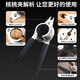 OUOETY imported quality walnut clips from Germany, stainless steel pliers, multi-functional pecan tool shell opener, hammer, pliers, dark black - walnut clips, no splashing after shell breaking