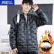 Ani San Youth Light Down Jacket Men's Winter 2025 New Men's Handsome Junior High School and High School Student Stand Collar Jacket Black M