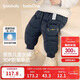 Balabala children's clothing baby down pants boys' trousers girls' pants winter wear warm pants baby high waist belly protection cute and cute