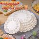 Shantou Lincun oven paper household kitchen baking and frying oil-absorbing paper round pizza cake lace 5.5 inches diameter 14cm 140 sheets 1 pack