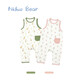 Nido Bear summer new baby jumpsuit baby clothes short-sleeved vest men's and women's pajamas bamboo fiber jungle deer 66cm