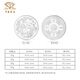 Chinese jewelry (Sino gem) pure silver 9999 pure silver investment silver coins silver bars ingots broken silver collection stored value for birthday gifts Dragon and Phoenix Chengxiang silver coins 10g with certificate + brand gift box + 10% off for fake ones