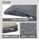 DL Fat Donglai same style scarf men's black men's winter new Korean version trendy thickened warm wool knitted gray-small vertical stripe W71 scarf