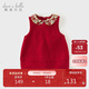 David Bella shopping mall same style children's sundress autumn dress girls dress red skirt