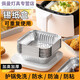 He Jiagong square tinfoil tray air fryer plus high burning tinfoil tray square household thickened oven 60 pieces 20*20 5-8 liters