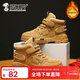 SNOOPY Snoopy children's shoes children's Martin boots for boys and girls winter short cotton boots short velvet warm cotton shoes 2006 brown 33