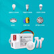 Human body sensor switch module 220V corridor toilet Led downlight with two-piece infrared sensor three-wire_wire system 10A