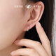 RAINRING Guangyun 18K gold natural diamond earrings, exquisite and versatile, Valentine's Day gift for girlfriend, about 7.5 points