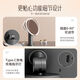 Cosmetic mirror with light LED desktop desktop standable bedroom mirror smart beauty mirror to fill in light Internet celebrity light luxury Dyson gray gift box-10 point 4 inch mirror