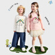 Betis children's T-shirt spring and autumn long-sleeved boys and girls baby inner tops and bottoming shirts green 80 cm