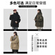 CHOCOOLATE it American trendy brand workwear hooded casual versatile cotton coat winter new thickened warm couple's jacket military green M recommended 100-120Jin Jin equals 0.5 kg