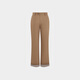 VJC/VJC 2026 Spring and Summer New Men's Cotton Elastic Woven Casual Pants Retro Plaid Brown S/46