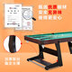 Holodi billiard table table tennis table two-in-one small foldable children's billiard table for boys' birthday and New Year's gift 160cm mahogany color - wheeled single function foldable