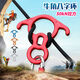 Rock climbing equipment horn 8-shaped ring descender slow descent device eight-shaped ring speed descender rock climbing descender rock climbing tool orange