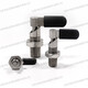 Ji Litian L-type handle knob plunger self-locking reset knob plunger stop pin standard carbon steel knob plunger M16