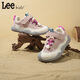 Lee children's shoes spring new children's breathable running shoes girls outdoor sports shoes anti-skid shoes for boys pink 28 recommended foot length 173mm