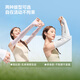 Beneunder sun protection ice sleeves for women ice silk sun protection sleeves for women driving sun protection arms blue soot AS013