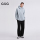 GXG Men's Wear The same three-proof functional hooded jacket in the mall 2026 spring new product G26X211033 light blue S